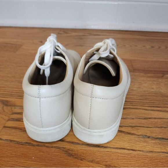 Nisolo Everyday Classic Leather Sneaker Water Resistant 10 Bone - Picture 8 of 10